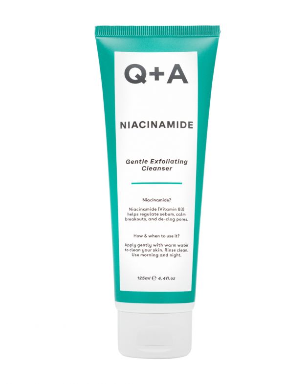 Q+A Очищающий отшелушивающий гель для лица Niacinamide - изображение 1