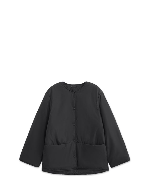 Утепленная куртка, цвет черный - изображение 1