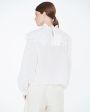 Блуза Noelle с кружевным воротником, цвет белый - миниатюра 4