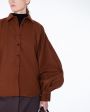 Made in Tomboy Блуза Claire с объемными рукавами, цвет коричневый - миниатюра 2