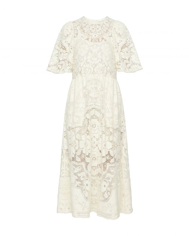 SEA NY Кружевное платье Arianna, цвет кремовый - изображение 1