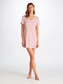 Derek Rose Пижамное платье-футболка Lara, цвет розовый - миниатюра 5
