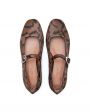 Туфли Mary Jane с ворсом, цвет коричневый - миниатюра 2