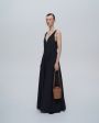 Forte Forte Платье макси с глубоким вырезом, цвет черный - миниатюра 3