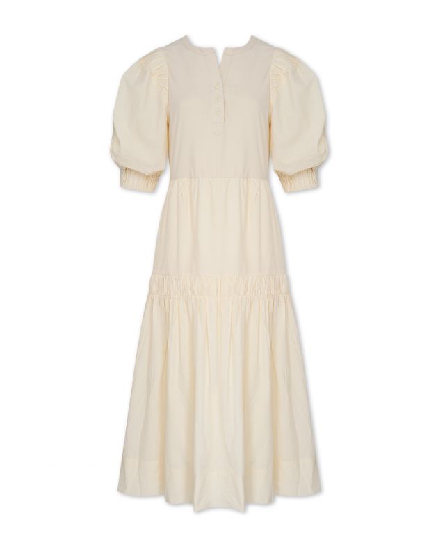 Sea NY Платье миди Steph, цвет молочный - изображение 1