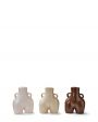 Anissa Kermiche Набор из трех миниатюрных ваз Love Handles, цвет бежевый - миниатюра 2