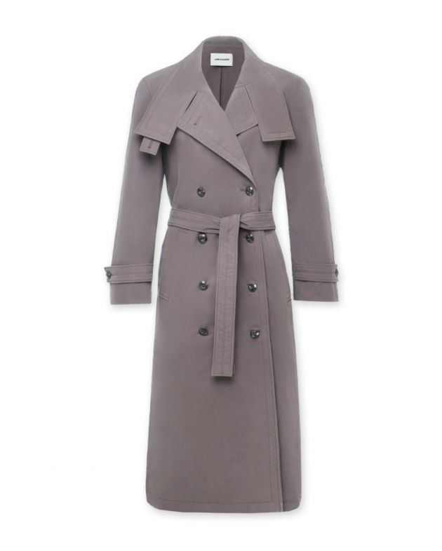 Low Classic Утепленное пальто с подкладом, цвет серый - изображение 1