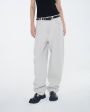 Свободные джинсы Dewi прямого кроя, цвет белый - миниатюра 2