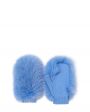 Vanise Кашемировые варежки Heidi с мехом, цвет голубой - миниатюра 1