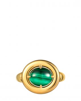 Кольцо с малахитом Ai
