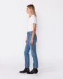 Узкие прямые джинсы Virginia Slim, цвет голубой - миниатюра 3