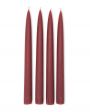 Столовые свечи «Пуля», цвет бордовый - миниатюра 2