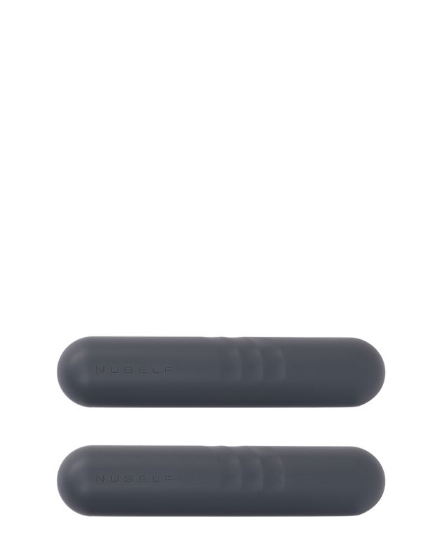 NUSELF Пара гантелей (2 х 2 кг), цвет серый - изображение 1