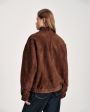 ROCKABI Бомбер Paltrow Suede, цвет коричневый - миниатюра 4