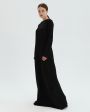 Платье макси Diana с длинным рукавом, цвет черный - миниатюра 3