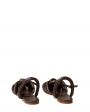 HEREU Дутые плетеные сандалии Cabersa из кожи, цвет коричневый - миниатюра 2