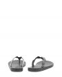 Ancient Greek Sandals Кожаные сандалии Laconia flip-flop, цвет черный - миниатюра 3