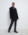 Короткое двубортное пальто Koon, цвет черный - миниатюра 4
