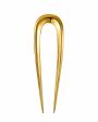 Hairmates Шпилька фигурная, позолота, цвет желтый - миниатюра 1