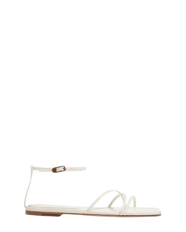 Кожаные сандалии Balm, цвет белый - изображение 1