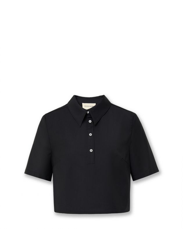 Укороченная рубашка Namil, цвет черный - изображение 1