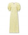 Платье макси Clara с цветочным принтом, цвет желтый - миниатюра 1