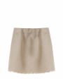COIS Юбка UNFOLD из итальянской шерсти с шелком, цвет бежевый - миниатюра 12