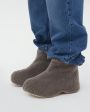 INUIKII Ботинки из овчины Curly Ankle Boot, цвет серый - миниатюра 4