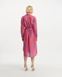 Essentiel Antwerp Шелковое платье-рубашка, цвет фиолетовый - миниатюра 4