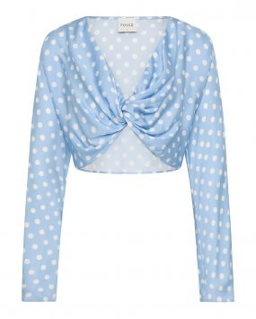 Блуза в горошек