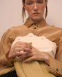 TELA Рубашка Thelma из органзы, цвет светло-коричневый - миниатюра 2