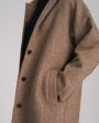 WOS Однобортное пальто, цвет бежевый - миниатюра 7