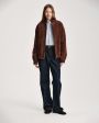 ROCKABI Бомбер Paltrow Suede, цвет коричневый - миниатюра 2