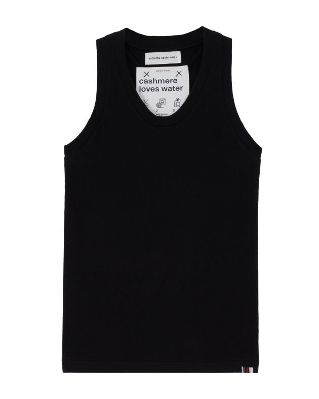 extreme cashmere Топ N°270 Vest, цвет черный - изображение 1