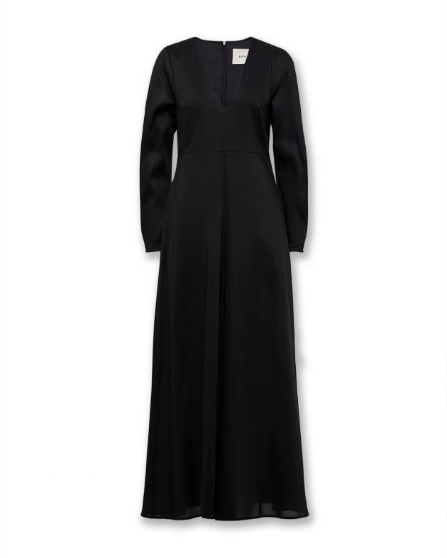 Платье макси Leonore с завышенной талией, цвет черный - изображение 1