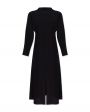 Шелковое платье Amila, цвет черный - миниатюра 1