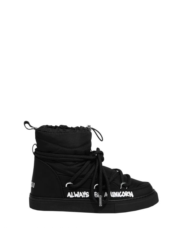 INUIKII Дутые ботинки Puffer Print, цвет черный - изображение 1