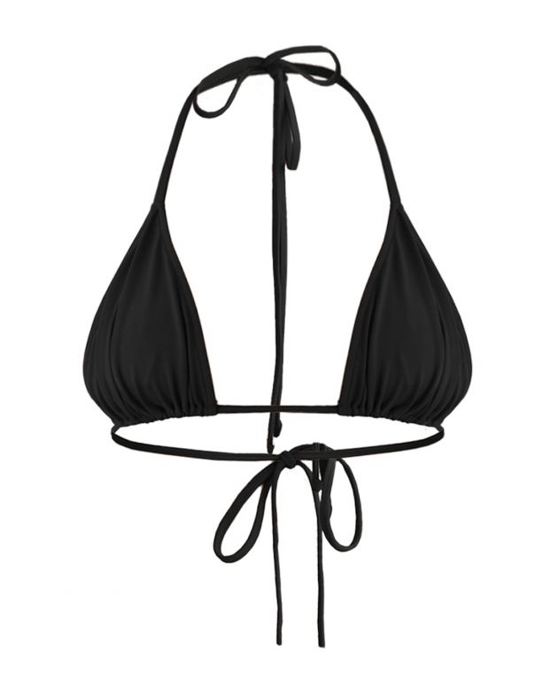 My Nymph Купальный топ «Клео» со сборками, цвет черный - изображение 1
