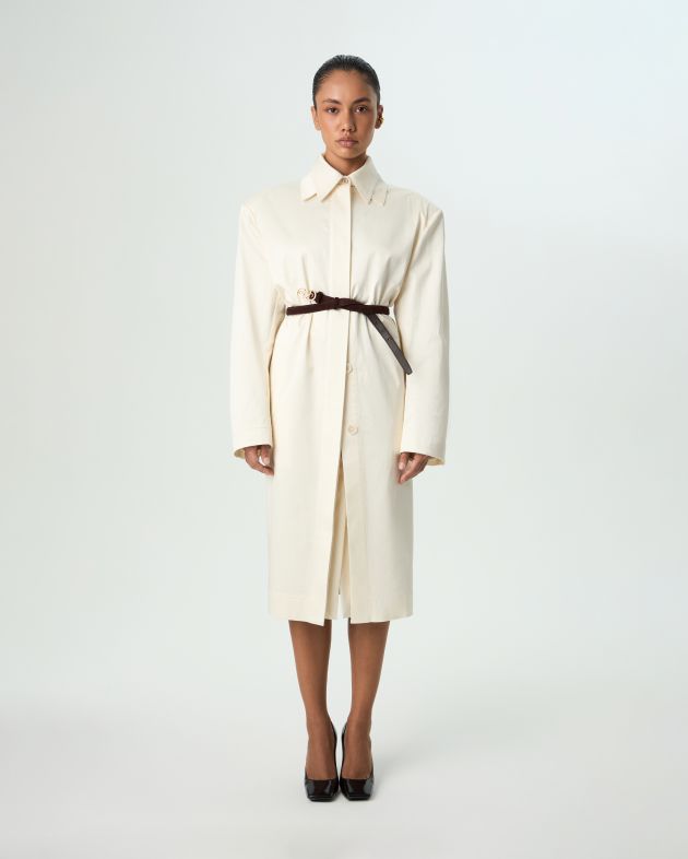 COIS Плащ Construct, цвет молочный - изображение 1