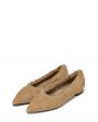 Замшевые туфли Anais с меховой подкладкой, цвет бежевый - миниатюра 2