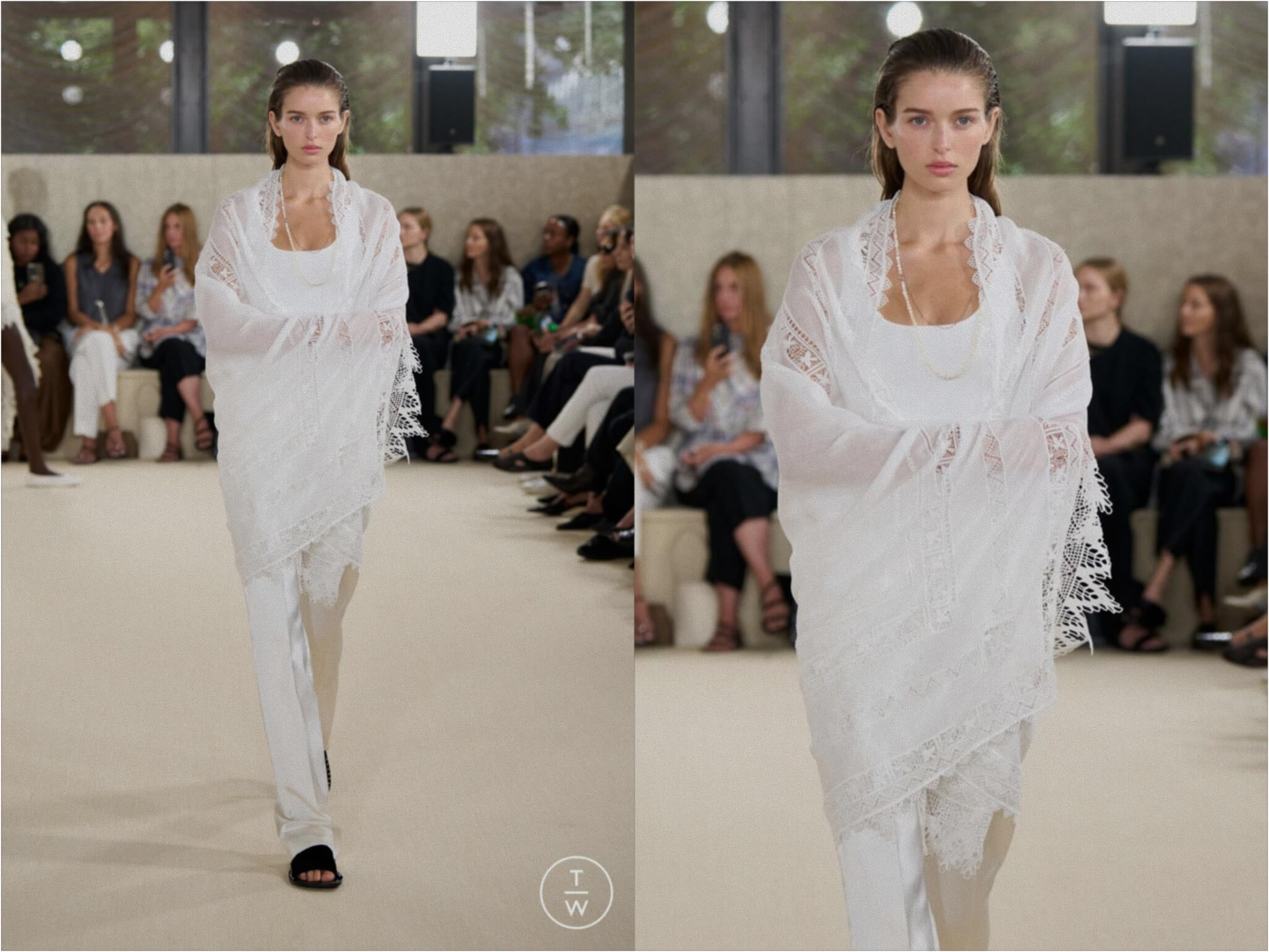 Toteme SS ‘26. Источник: Tagwalk.