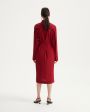 Joseph Платье-рубашка Delina из шелка, цвет красный - миниатюра 3