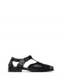 Кожаные сандалии Pesca, цвет черный - миниатюра 1