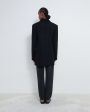 Короткое двубортное пальто Koon, цвет черный - миниатюра 5