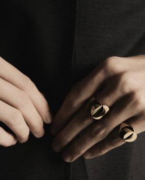 Кольцо Double S