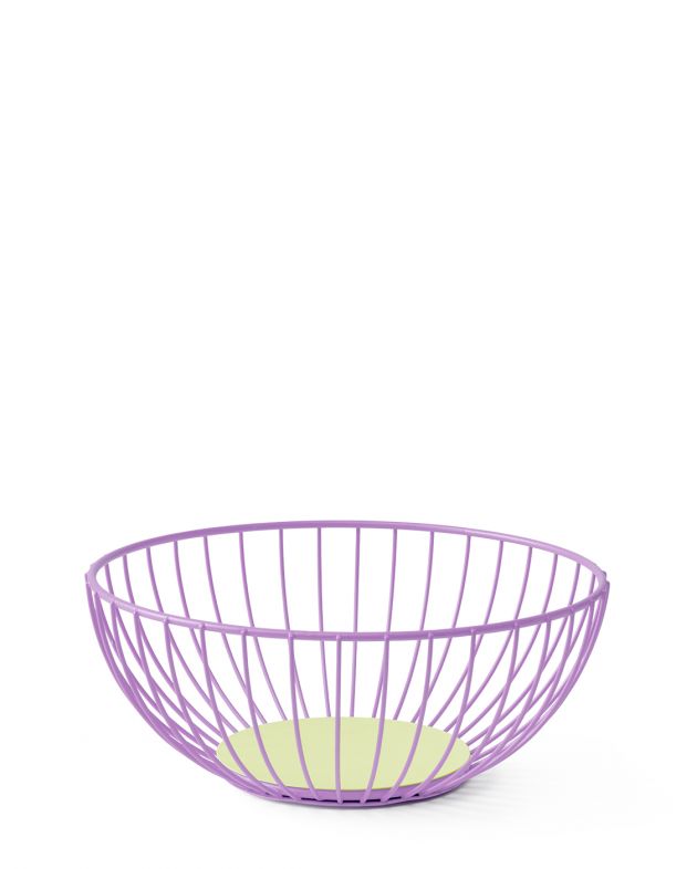 Octaevo Ваза для фруктов Iris большая, цвет лиловый - изображение 1
