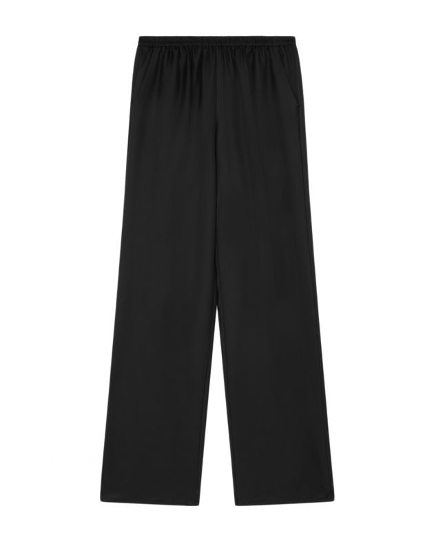 LOULOU STUDIO Шелковые брюки Alera, цвет черный - изображение 1