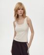 COIS Топ “Second Skin” (вторая кожа) из мерсеризированного хлопка, цвет молочный - миниатюра 2