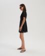 Короткое платье Yasmin в горох, цвет черный - миниатюра 6
