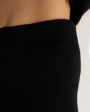 Вязаные брюки из шерсти и кашемира, цвет черный - миниатюра 5